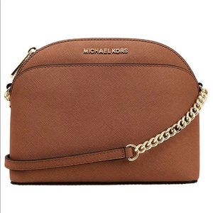 Michael Kors Emmy Brown Crossbody Bag
